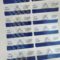 Étiquettes de sécurité holographiques personnalisées, autocollants holographiques anti-contrefaçon, étiquettes raffinées, étiquettes à données variables
