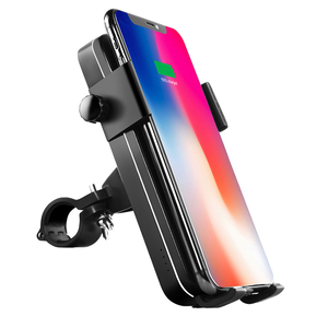 Cargador Inalámbrico Multifuncional, Soporte para Teléfono Móvil, Banco de Energía Recargable de 5000 mAh para Manillar de Bicicleta con Linterna - Product Image 1