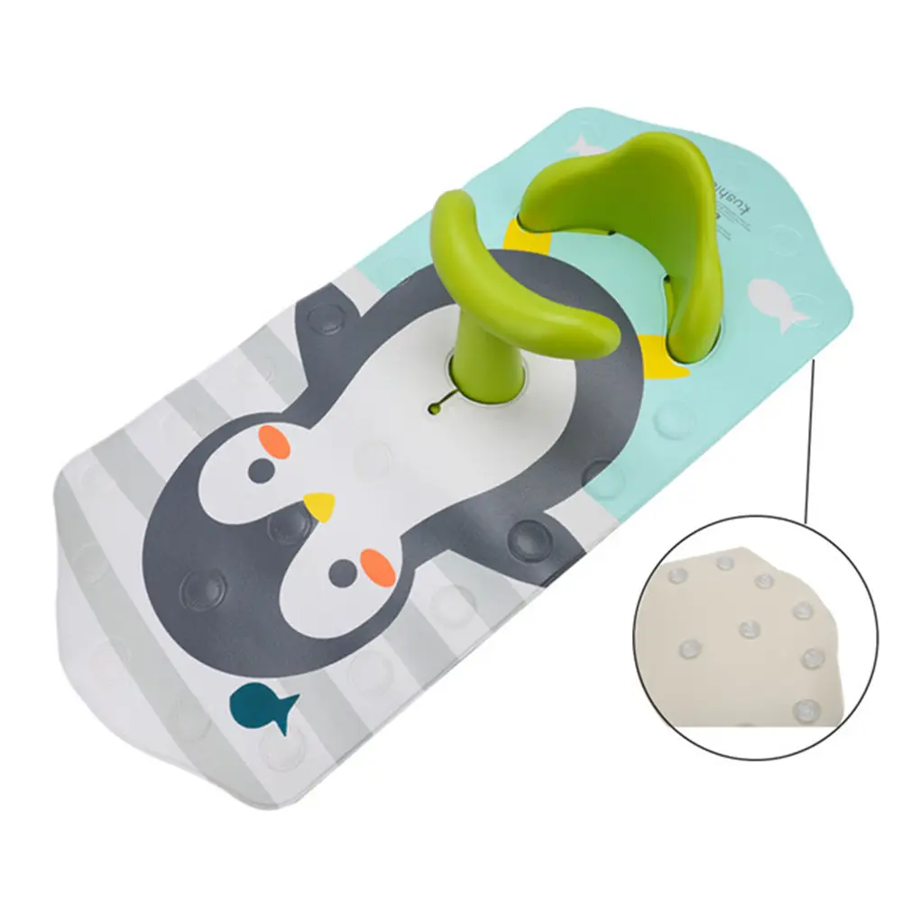 BBCare Baby-Sicherheits-Badewannen-Sitz langer rutschfester Badmatte schützend aus PP-PVC-Material Badzeitschutz Typ Babyschutzprodukte