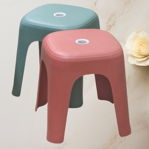 Taburete Cuadrado de Plástico Económico y Resistente, Taburete Alto Simple para Uso Doméstico, para Sala de Estar, Mesa de Comedor - Product Image 4