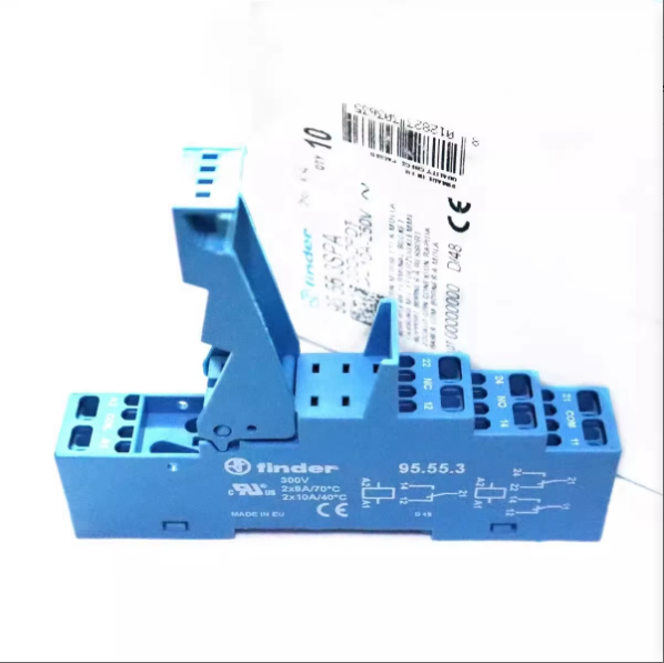 New Original Straight-through Relay Rail Base Relay Socket Find-er 95.55.3
