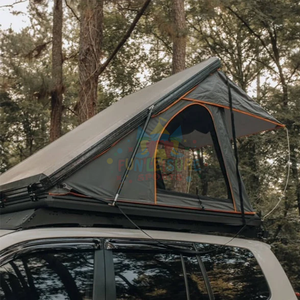 Carpas para techo de coche para acampar al aire libre, <span class=keywords><strong>toldo</strong></span> de camión de carcasa dura, caravana barata de aluminio Rtt, tienda de techo para una sola persona para camioneta Ford - Product Image 4
