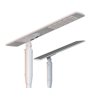 Lampadaires solaires LED extérieurs intégrés 80W 120W 300W avec caméra CCTV, corps en aluminium IP65, certifiés ROHS pour usage en jardin, batterie FL - Product Image 5