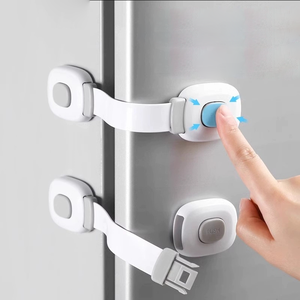 Verrou de sécurité pour armoire, protection bébé, sangle adhésive flexible pour la sécurité des enfants à la maison - Product Image 2