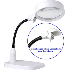 Ángulo ajustable iluminado 10X <span class=keywords><strong>lupa</strong></span> de escritorio <span class=keywords><strong>para</strong></span> pintar joyería en miniatura pasatiempos manualidades costura - Product Image 1