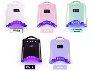 Machine professionnelle de dessiccateur d'ongle sans fil de puissance élevée de lumière rouge de 78w <span class=keywords><strong>lampe</strong></span> portative d'ongle de 78w <span class=keywords><strong>UV</strong></span> LED avec le salon pour le séchage - Product Image 5