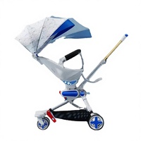 TENVEL-Poussette pliable de voyage 3 en 1, paysage léger et de luxe