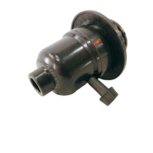 Vendita calda in bachelite nera porta lampada E27/E26 interruttore a vite stile lampada presa - Product Image 4