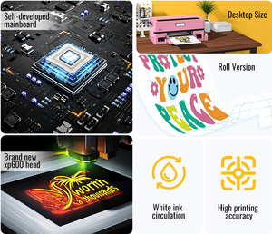 Haolic A3 xp600 dtf + UV dtf combo máy in | In trên áo sơ mi, nhãn, acrylics, Tumblers và nhiều hơn nữa - Product Image 5