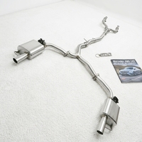Système d'échappement Catback Valvetronic en acier inoxydable SDO Performance pour Mercedes-AMG E43 W213 3.0T V6 2017-2020 avec silencieux