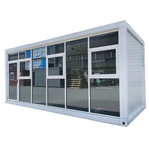 prefab 20/40 feet good quality luxurious flat pack housing prefabricated modular container kit homes europe france