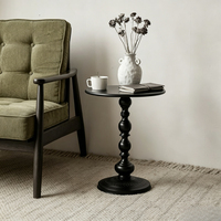 Ensemble de meubles de salon rétro en fer forgé de luxe - Canapé, table d'appoint, table basse, table de chevet et tables rondes pour balcon - Durables et faciles à nettoyer