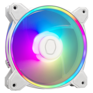 Ventilateur de boîtier PC Gamer CoolerMaster MF120 HALO2 <span class=keywords><strong>RGB</strong></span> PWM 3-en-1 avec éclairage LED blanc 4 broches PWM 2000 tr/min 26dba - Product Image 2