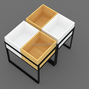 선물 상점을 위한 분말 코팅 Miniso 진열대 Morden 작풍 강철 물자 소매점 진열대 - Product Image 6