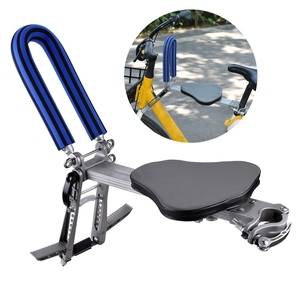 Siège de vélo pliant pour enfant avec sac de rangement pour main courante Portable ultraléger vélo montage <span class=keywords><strong>avant</strong></span> bébé enfants <span class=keywords><strong>porte</strong></span>-vélo - Product Image 6