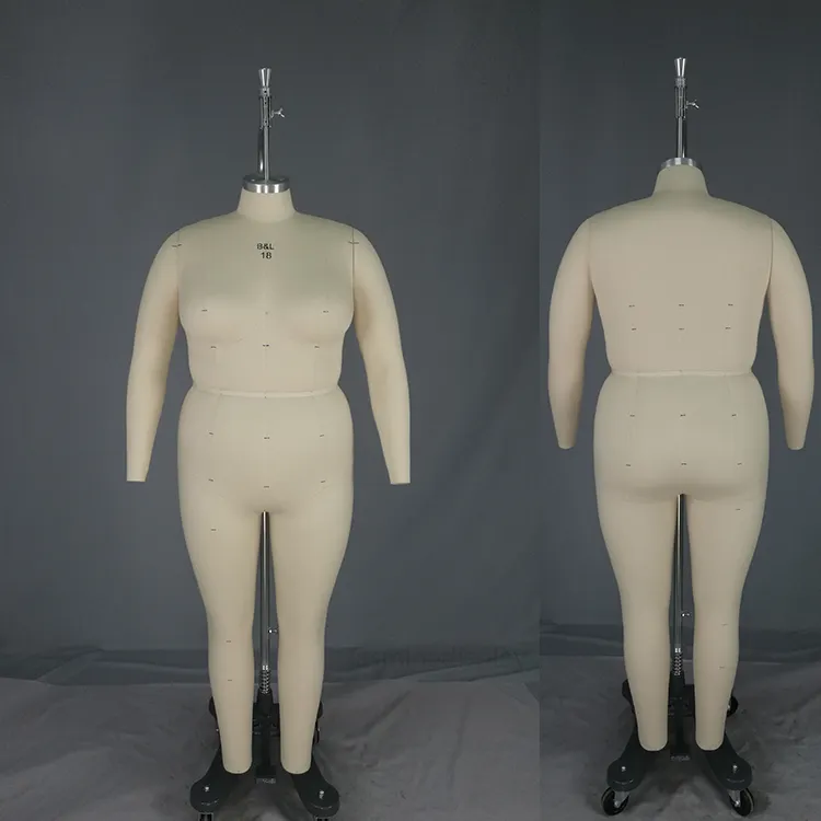 Edianform vestido feminino, forma com perna manequim tamanho uk/us para costura