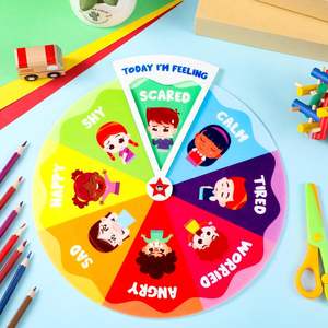 Juguetes educativos transfronterizos para preescolar, decoración de aulas, juguetes de tela de fieltro, material didáctico en inglés, meteorología, vaneo meteorológico, <span class=keywords><strong>emociones</strong></span> - Product Image 5