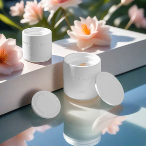 Luxury Home <strong>Candles</strong> for <strong>Winter</strong> Sleep Relaxation Meditation Spa Handmade White Jar Scented <strong>Candle</strong> Non Toxic Soy <strong>Candles</strong> - Product Image 1