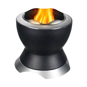 Poêle à charbon de bois sans fumée en acier inoxydable sur mesure pour extérieur, foyer extérieur en acier pour jardin - Product Image 2