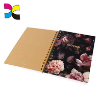 Classeur à couverture rigide a5 personnalisé, cahier de journal à spirale personnalisé
