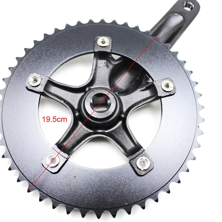 OTA 48T 130 BCDロードバイクシングルスピード固定ギアクランク