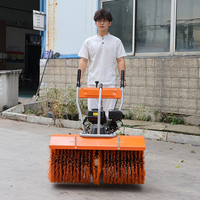 Machine à déneiger avec tête de souffleur à neige et lame à neige en option pour les terrains d'églises