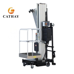 Plataforma de Trabajo Elevadora de Aluminio de 10M 12M, Elevadores para una Persona, Plataforma de Trabajo Aérea, Gran Venta - Product Image 3