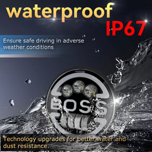 Faro LED de 7 Pulgadas, Forma Redonda, 75W, H4, DRL, 12V, 6000K, 6000 Lúmenes, Ajuste Universal, Luz Alta/Baja para Jeeps - Product Image 5