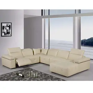 Living Room Salon Sets Furniture Motion leather Recliner Sofa