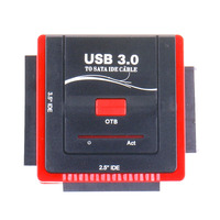 USB 3,0 a SATA IDE 2,5 pulgadas 3,5 pulgadas Cable convertidor de controlador de disco duro adaptador todo en 1 estación de acoplamiento