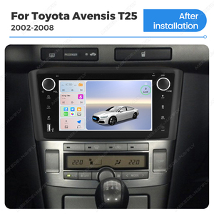 Autoradio Android MEKEDE 7 pouces H2 H4 H6 avec écran, lecteur <span class=keywords><strong>MP3</strong></span>, vidéo, radio et DSP pour Toyota Avensis <span class=keywords><strong>T25</strong></span> 2002-2008 - Product Image 5