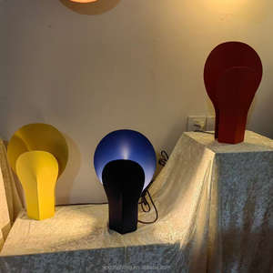 新しい到着モダンLED E27電球暖かい光ベッドサイドテーブルランプ家の装飾高級 - Product Image 4