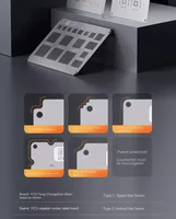 Plantilla Universal Multifunción YCS de 49 Piezas para CPU de Teléfonos Móviles QM/MTK/AD, Chip de CPU para Teléfono