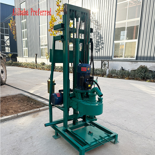 100m Depth Portable Boring Electric Small Water Well Drilling Machine