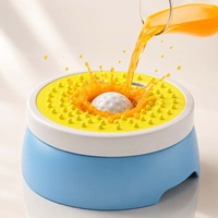 Gamelle interactive portable et étanche pour l'alimentation et l'eau, anti-étouffement, pour une alimentation lente des chiens