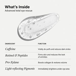Suero en Roll-on para el Contorno de Ojos con Cafeína y Retinol, Vegano, Refrescante, Masajeador, Aclara las Ojeras y las Líneas Finas, 0.52 fl oz, OEM/ODM - Product Image 5