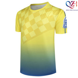 カスタム熱転写プリントマラソンチームイベントプロモーションクイックドライ通気性夏ユニセックスポリエステルメッシュスポーツTシャツ - Product Image 5