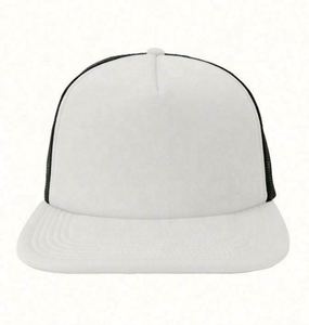 Wholesale 5 Panel Men's Women's Universal Custom Logo Multi-Color Mesh Casual Black Leather Trucker <b>Hat</b> Stylish <b>for</b> Outdoor Use - Product Image 5