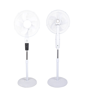 Ventilador de panel solar recargable de 16 pulgadas que funciona con batería, ventiladores solares para exteriores, ventilador solar con motor de CC remoto sin escobillas - Product Image 2