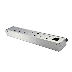 Boîte à fumée en acier inoxydable Pinnovo <span class=keywords><strong>pour</strong></span> barbecue, universelle et de qualité supérieure, <span class=keywords><strong>pour</strong></span> infuser de la viande, des légumes et plus encore avec une saveur fumée - Product Image 3