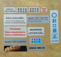 Étiquettes laser adhésives anti-effraction personnalisées, sceau de garantie de sécurité VOID, code-barres holographique 3D, hologramme à gratter