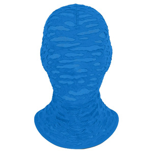 Ultra Breathable Full Face Mask Neck Warmer Hollowed Out Ice Silk Cycling Halloween Party Mask Quick Drying Light Transmitting - Product Image 1