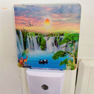 US EU Plug in controllo automatico del sensore di risparmio energetico Led presa a muro bambino allattante lampada da notte Plug In lampada a luce notturna - Product Image 2