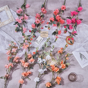 Fleurs artificielles en soie Camélia pour décorations de mariage, arrangements au sol, moulage par injection, fabriqué en Chine - Product Image 1