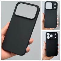 Coque arrière en silicone liquide TPU souple pour iPhone 17 Pro, design professionnel, antichoc, protection pour téléphone portable, compatible avec iPhone 18 Pro Max