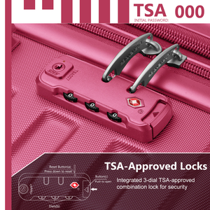Set di Valigie di Alta Qualità da 6 Pezzi per Uso Familiare, <span class=keywords><strong>Viaggi</strong></span> a Lungo Termine e Scolastici, Prodotto in Fabbrica con Magazzino in America - Product Image 2