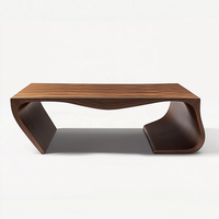 Table basse en bois au design nordique moderne de luxe de la meilleure qualité décorative pour la maison avec des matériaux en bois ensemble pour le salon pour les villas