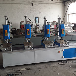 Machine <span class=keywords><strong>de</strong></span> fabrication <span class=keywords><strong>de</strong></span> fenêtres en aluminium Eworld avec moteur, quatre têtes, quatre stations, 220V/380V, puissance 3500W, facile à utiliser - Product Image 1
