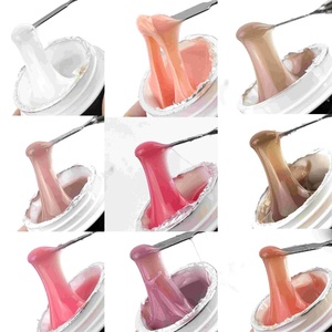 Gel constructor de uñas de marca privada, laca en crema acrílica, 10 colores, gel UV de extensión removible, gel constructor removible - Product Image 3