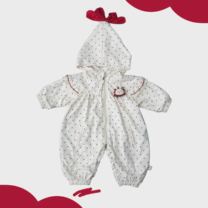 Zomer Nieuwe Polka Dot Baby Romper voor baby's en peuters Pop Kraag Baby bodysuit 0-5 jaar Modieuze Baby Jumpsuit Kleding - Product Image 2